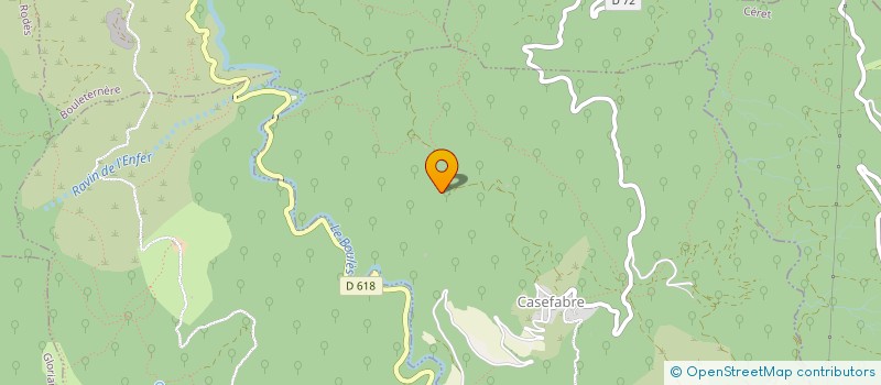 localisation de l'entreprise AIDE ET DEFENSE FORET GARRIGUE DES ASPRE  CASEFABRE