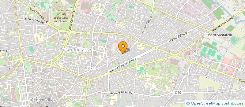 localisation de l'entreprise AIDE ET INTERVENTION A DOMICILE 64 à PAU