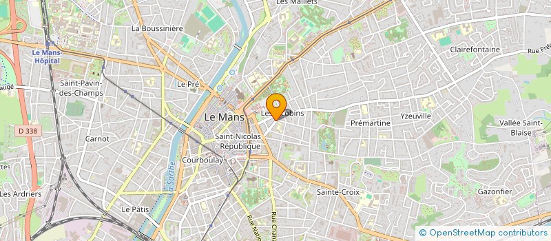 localisation de l'entreprise AIDE ET INTERVENTION A DOMICILE à LE MANS