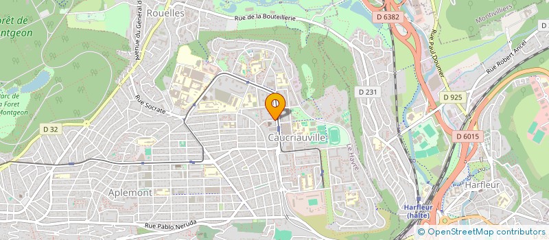 localisation de l'entreprise AIDE ET MAINTIEN A DOMICILE (AMD) à LE HAVRE