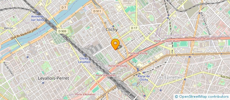 localisation de l'entreprise AIDE ET MAINTIEN A DOMICILE ASMADO SCE à CLICHY