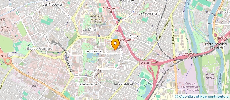 localisation de l'entreprise AIDE ET PARTAGE  TOULOUSE