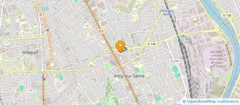 localisation de l'entreprise AIDE ET PARTAGE GUINEE à VITRY-SUR-SEINE