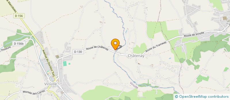 localisation de l'entreprise AIDE ET SECOURS AUX ANIMAUX DE L'ISERE  VIRIVILLE