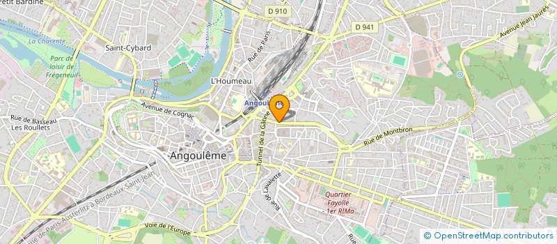 localisation de l'entreprise AIDE ET SOINS MEDICO MENAGERS à ANGOULEME