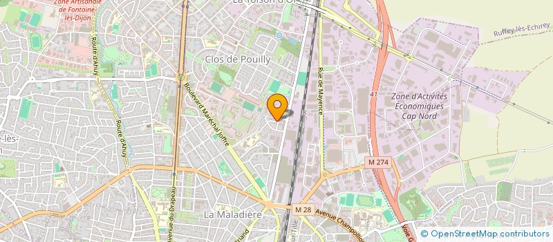 localisation de l'entreprise AIDE ET SOLIDARITE CENTRAFRIQUE  DIJON