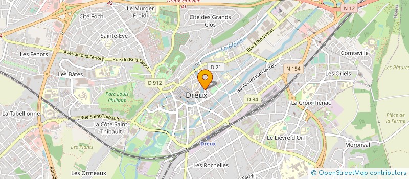 localisation de l'entreprise AIDE FAMILIALE A DOMICILE à DREUX