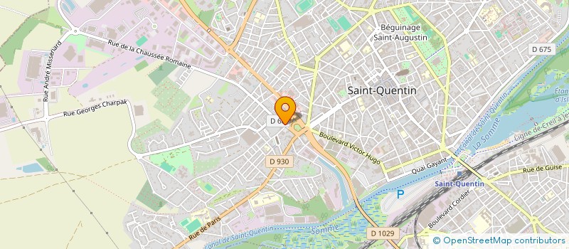 localisation de l'entreprise AIDE FAMILIALE A DOMICILE à SAINT-QUENTIN