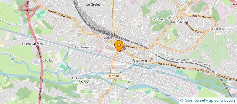localisation de l'entreprise AIDE FAMILIALE A DOMICILE DU CHER à VIERZON