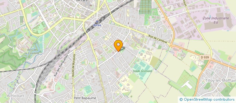 localisation de l'entreprise AIDE FAMILIALE POULAIRE ARRAS ENVIRONS à ARRAS