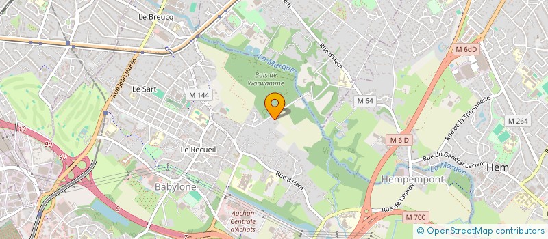 localisation de l'entreprise AIDE FRANC PERSONNES DEPLACEES à VILLENEUVE-D'ASCQ