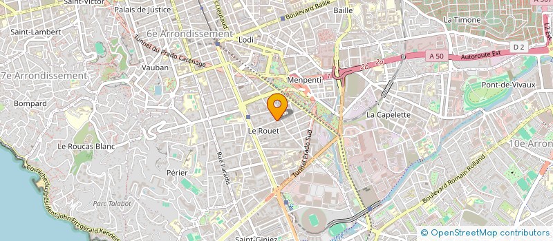 localisation de l'entreprise AIDE HUMANITAIRE EZRAT ACHIM VEKOLLEL BET SHLOMO  MARSEILLE