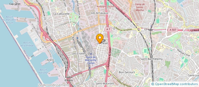 localisation de l'entreprise AIDE INFORMATIQUE à MARSEILLE