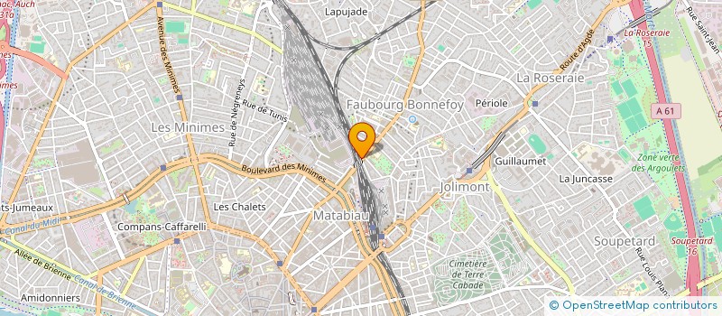 localisation de l'entreprise AIDE INSERTION ET REINTEGRATION DANS LA SOCIETE à TOULOUSE