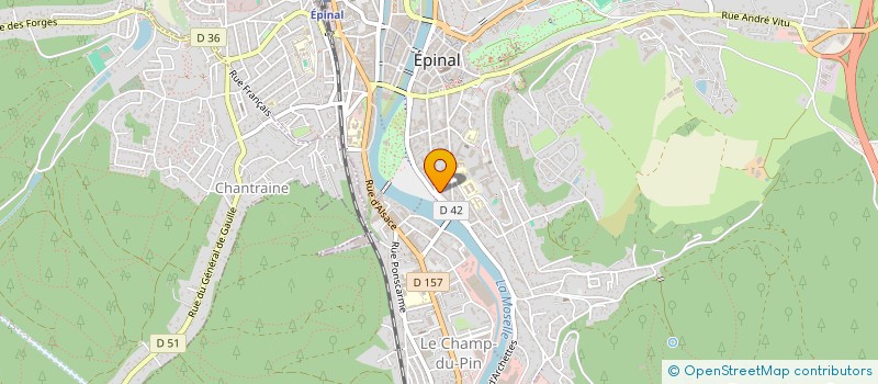 localisation de l'entreprise AIDE INSERTION PROFESSIONNELLE CONJOINTS à EPINAL