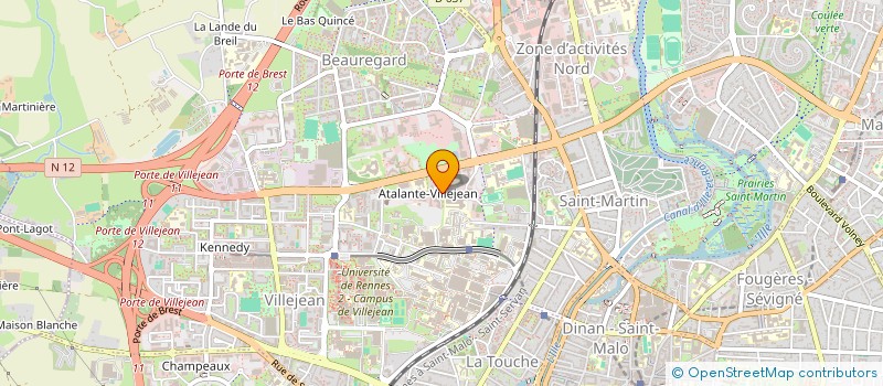 localisation de l'entreprise AIDE INSUFF RESPIRATOIR BRETAG  RENNES