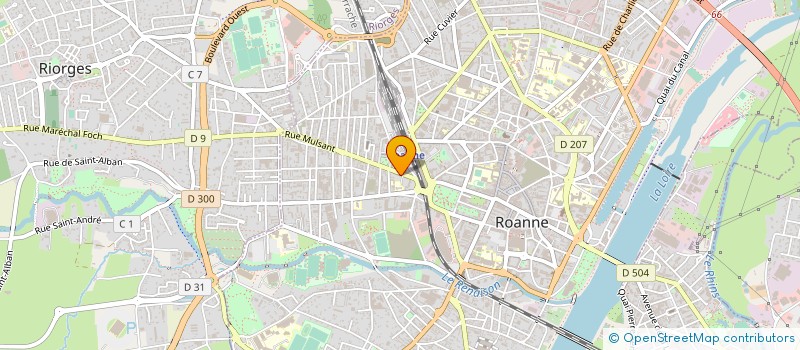 localisation de l'entreprise AIDE INTERGENERATIONNELLE DES FAMILLES DU ROANNAIS à ROANNE