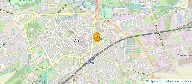 localisation de l'entreprise AIDE INTERNATIONALE MEDICALE ARRAS à ARRAS