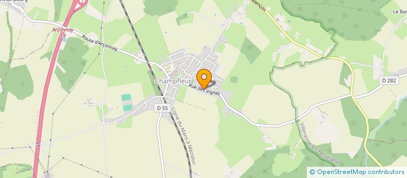 localisation de l'entreprise AIDE INVESTISSEMENT DEVELOPPEMENT ENTREPRISE  CHAMPFLEUR