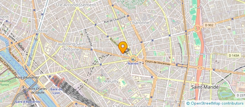 localisation de l'entreprise AIDE JEUNES HANDICAP INTEGRATION REUSSIE à PARIS