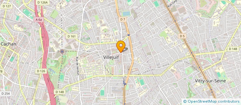 localisation de l'entreprise AIDE JEUX CONTROLE à VILLEJUIF