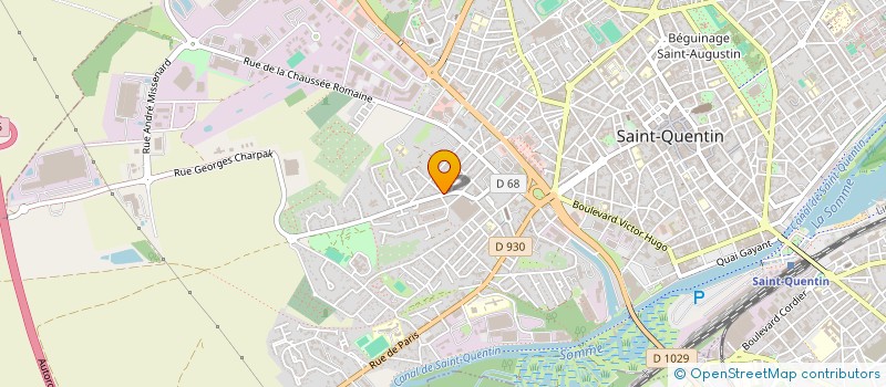 localisation de l'entreprise AIDE MATHS à SAINT-QUENTIN
