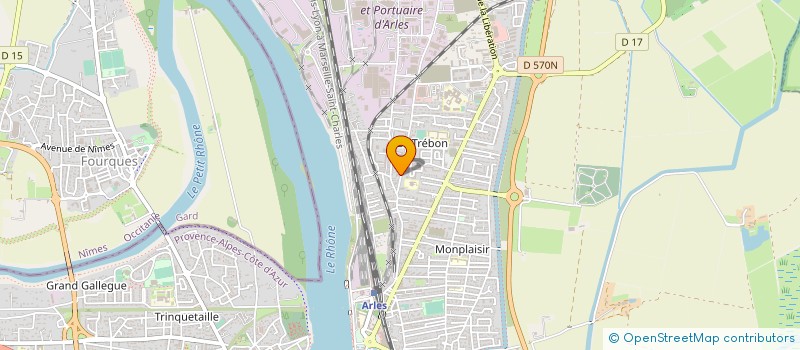 localisation de l'entreprise AIDE MEDICAL CONFORT à ARLES