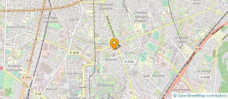 localisation de l'entreprise AIDE MEDICALE ET DEVELOPPEMENT à GRENOBLE