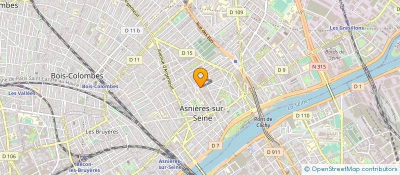 localisation de l'entreprise AIDE MEDICALE INTERNATIONALE à ASNIERES-SUR-SEINE