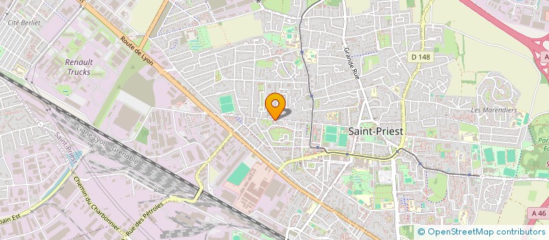 localisation de l'entreprise AIDE MEDICALE SANS FRONTIERES  SAINT-PRIEST