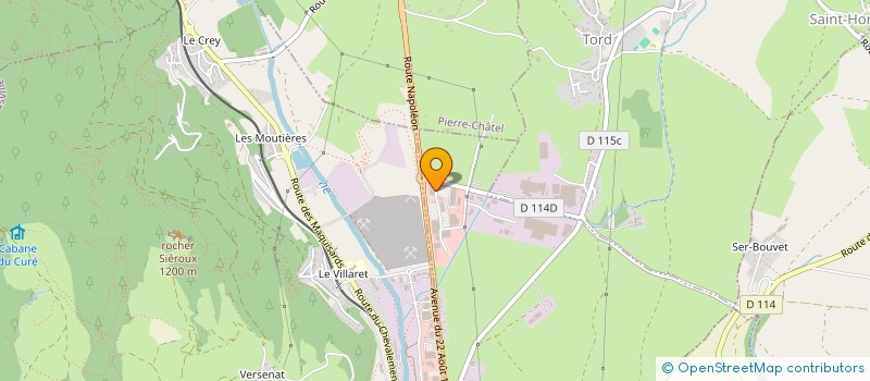 localisation de l'entreprise AIDE MENAGERE MILIEU RURAL à LA MURE