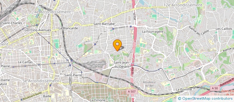 localisation de l'entreprise AIDE MICRO EVOLUTION à MARSEILLE