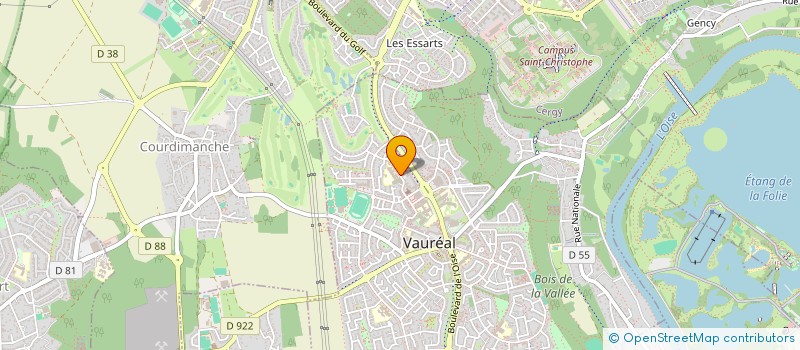 localisation de l'entreprise AIDE MOI  VAUREAL