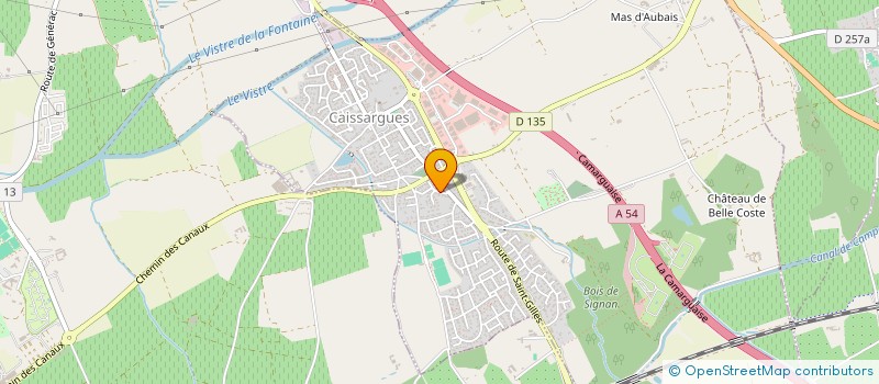 localisation de l'entreprise AIDE-MOI A GRANDIR  CAISSARGUES