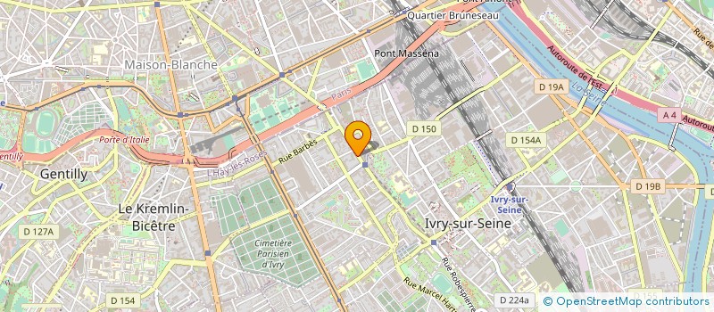 localisation de l'entreprise AIDE MON ENFANT à IVRY-SUR-SEINE