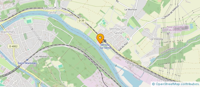 localisation de l'entreprise AIDE MULTI SERVICES à VERNOU-LA-CELLE-SUR-SEINE