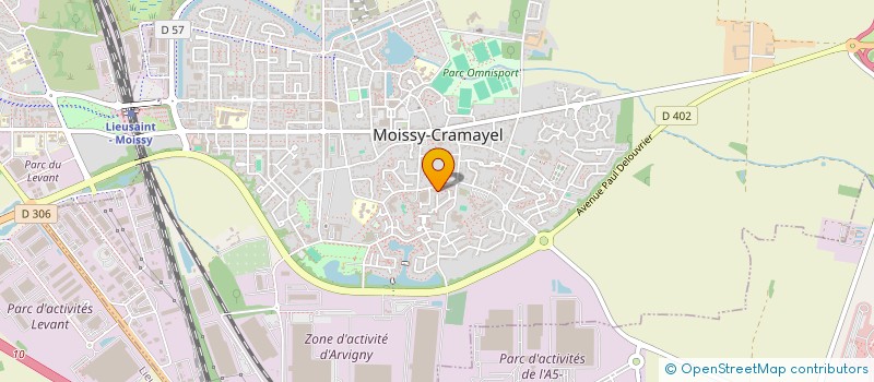localisation de l'entreprise AIDE MULTI SERVICES 77 à MOISSY-CRAMAYEL