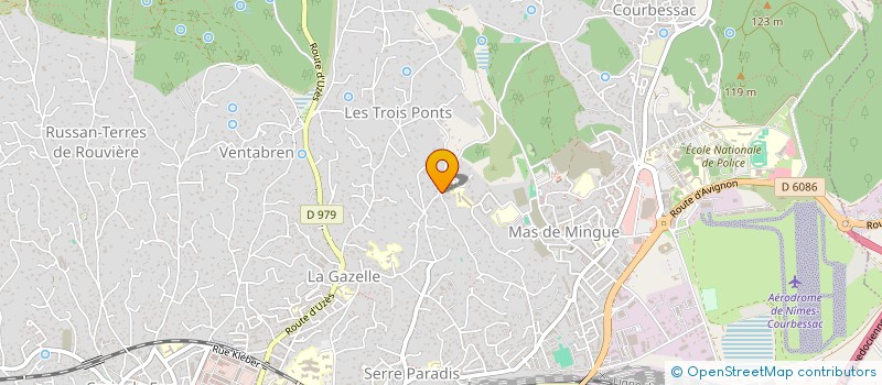 localisation de l'entreprise AIDE PERSON HANDICAP PHYSIQ MENTALES à NIMES