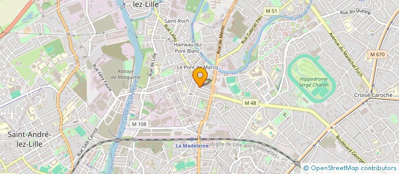 localisation de l'entreprise AIDE PERSONNALISEE A DOMICILE à MARCQ-EN-BARŒUL