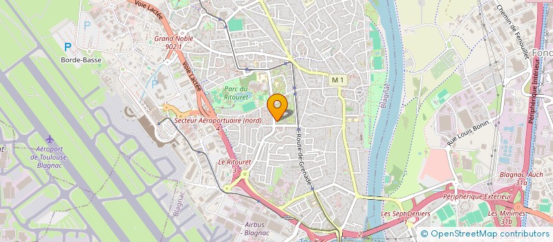 localisation de l'entreprise AIDE PERSONNELLE MULTISERVICES 31 à BLAGNAC