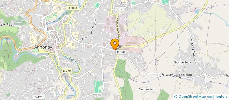 localisation de l'entreprise AIDE POUR LA SANTE ET LE DEVELOPPEMENT à ANNONAY