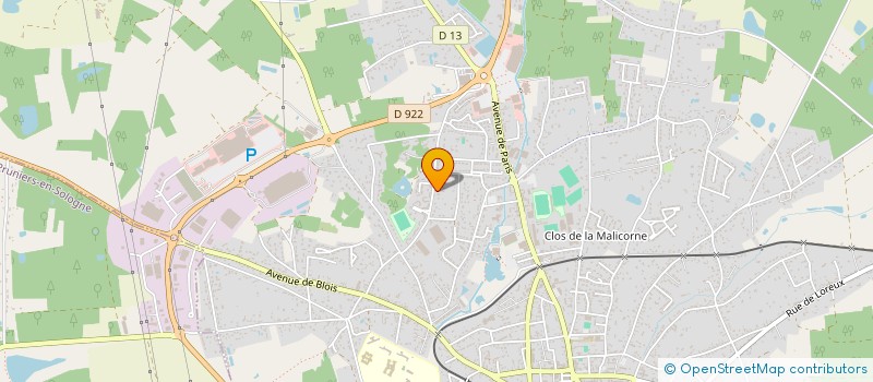 localisation de l'entreprise AIDE POUR LA VIE à ROMORANTIN-LANTHENAY