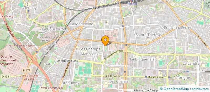 localisation de l'entreprise AIDE RECHERCHE EMPLOI SOLIDARITE  RENNES