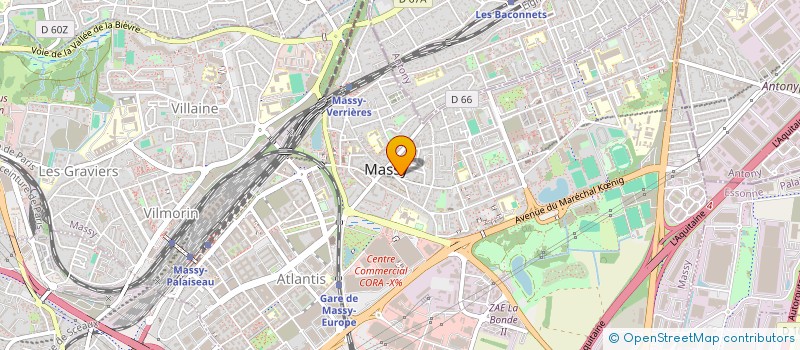 localisation de l'entreprise AIDE REINSERTION HANDICAPES D'ALBANIE à MASSY
