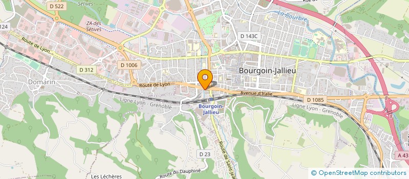 localisation de l'entreprise AIDE RELAIS SOLIDARITE à BOURGOIN-JALLIEU