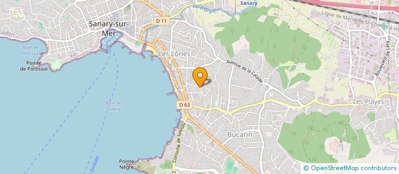 localisation de l'entreprise AIDE RENPLACEMENT MEDICAL ORGANISATION à SIX-FOURS-LES-PLAGES