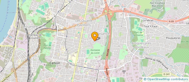localisation de l'entreprise AIDE SABOU POUR LE BENIN à CENON