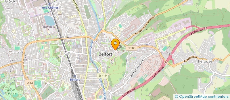 localisation de l'entreprise AIDE SERVICE SECRETARIAT EURL à BELFORT
