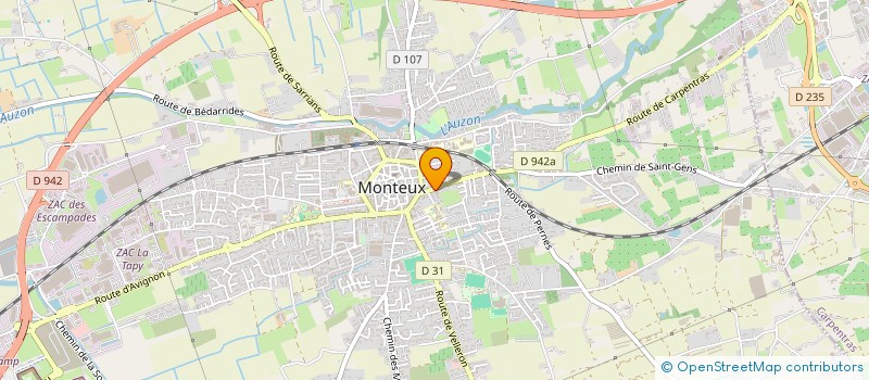 localisation de l'entreprise AIDE SERVICES à MONTEUX