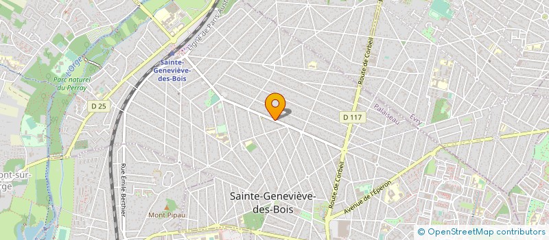 localisation de l'entreprise AIDE SERVICES DOMICILE PERSONNES à SAINTE-GENEVIEVE-DES-BOIS